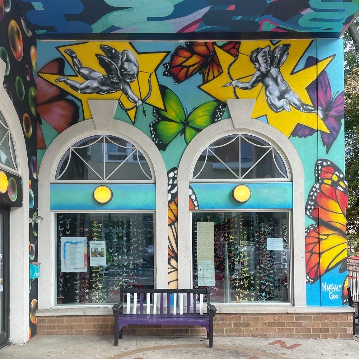 2024, spray paint. 3Dots Downtown, State College PA.