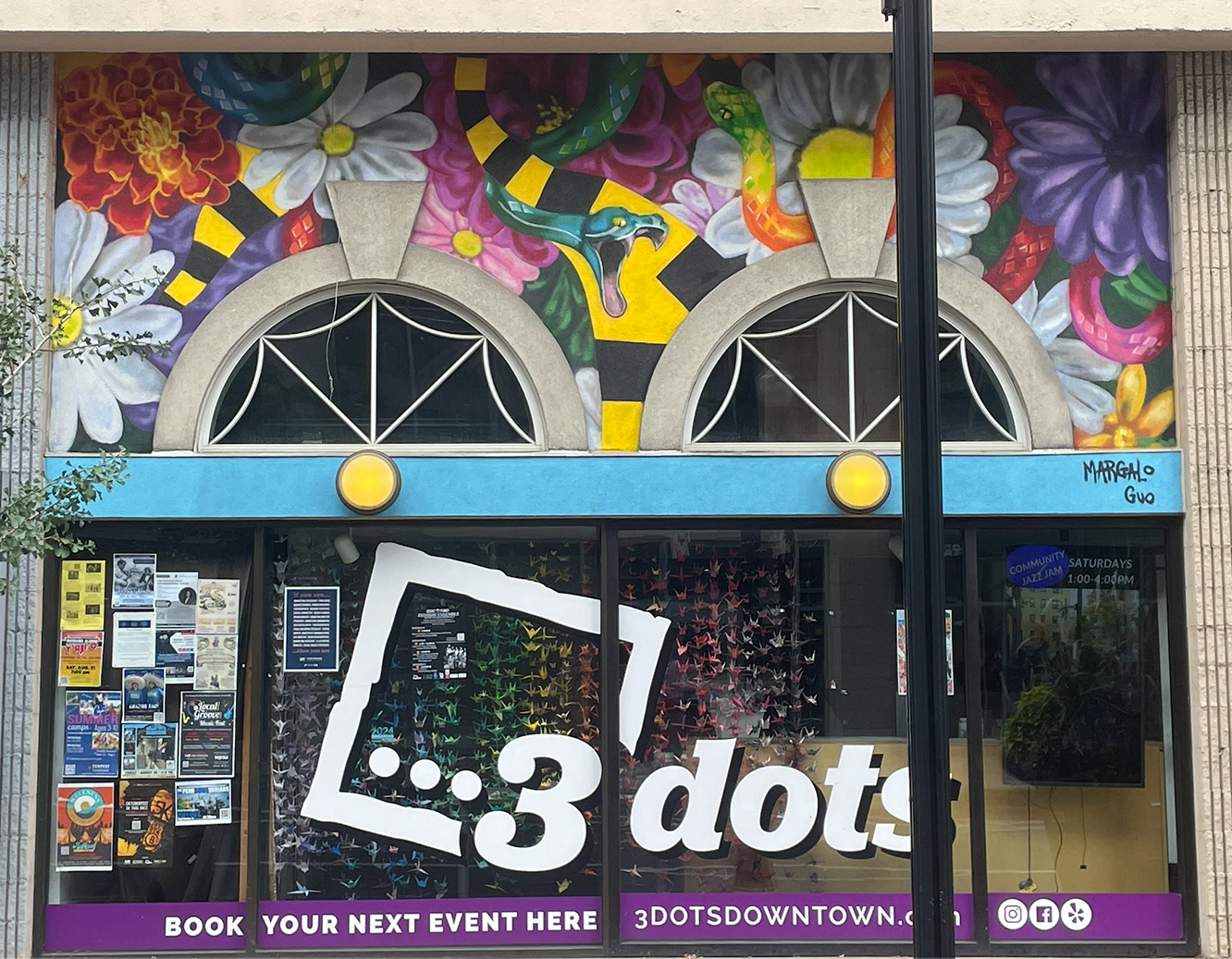 2024, spray paint. 3Dots Downtown, State College PA.