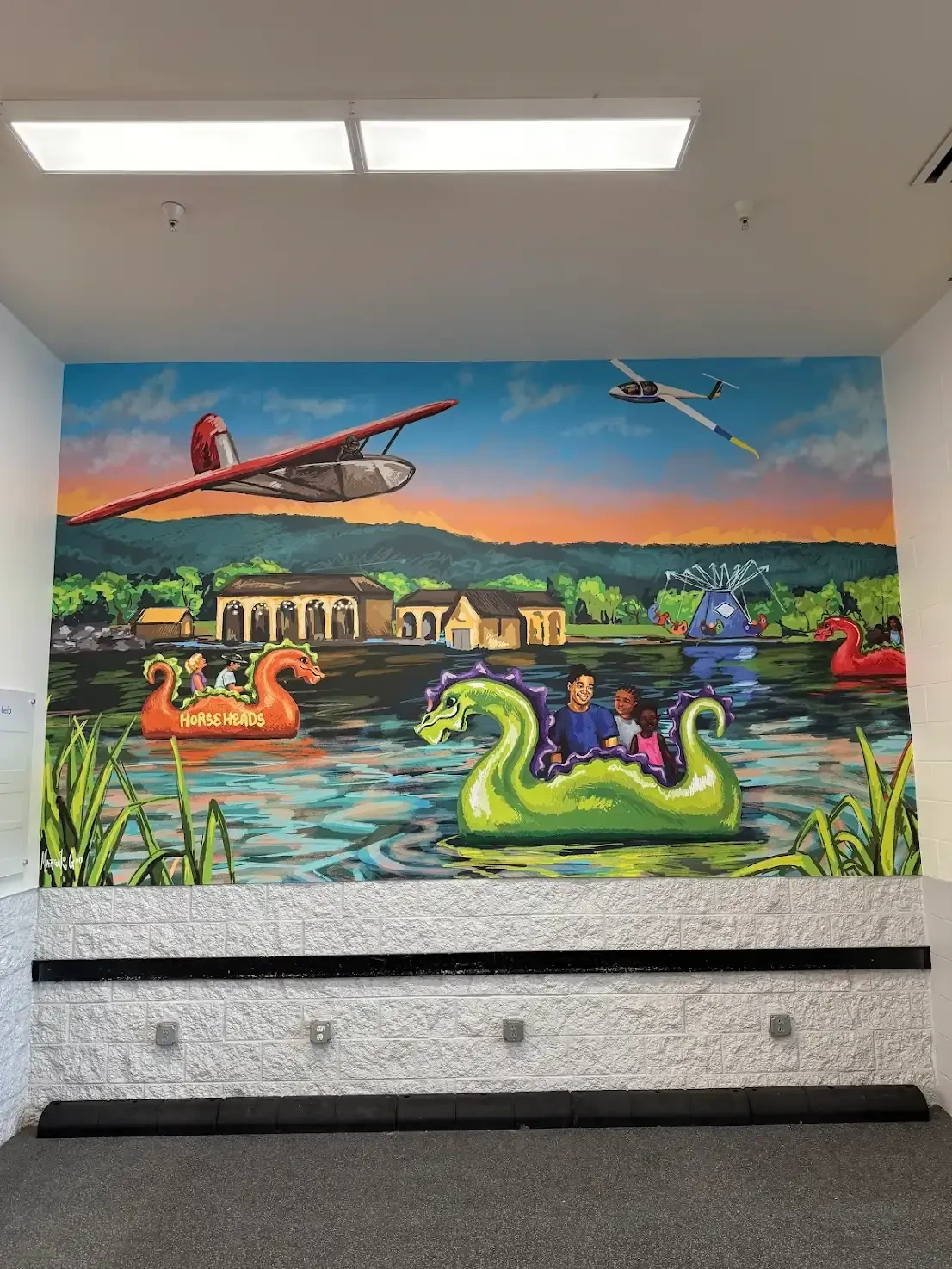 2025, digital painting printed & installed. Horseheads Walmart, Horseheads NY.